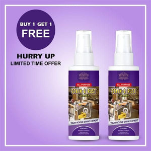 Multipurpose Stain & Rust Remover Spray for Cleaning & Protection From Dust 200ml (Pack of 2)